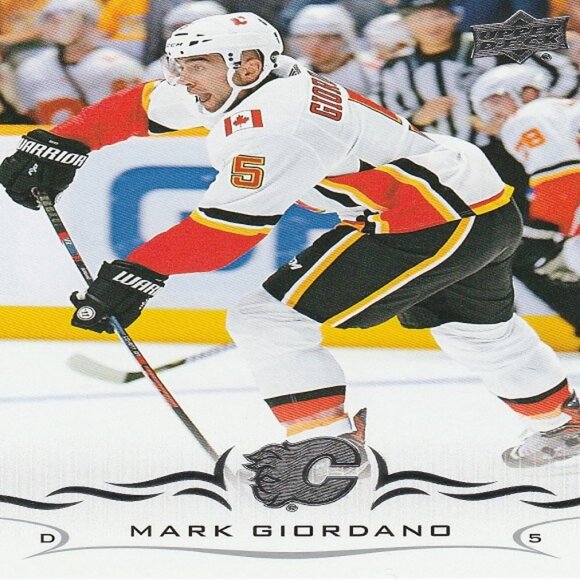 Mark Giordano NHL Hockey Card Collection - 8 Calgary Flames NHL Hockey Cards - Picture 9 of 9